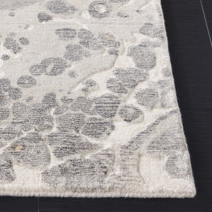 Safavieh Mirage Hand-knotted Area Rug - Luxurious Grey And Ivory Design For Elegant Living Spaces, 6x9 Ft Grey ,Ivory 60% Viscose,30% Wool,& 10% Cotton Mir643f-6