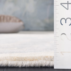 Safavieh Mirage Hand-knotted Area Rug - Luxurious Grey And Ivory Design For Elegant Living Spaces, 6x9 Ft Grey ,Ivory 60% Viscose,30% Wool,& 10% Cotton Mir643f-6