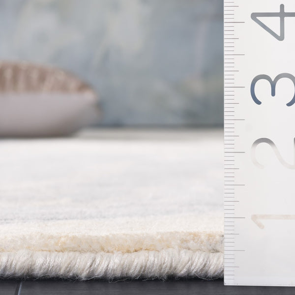 Safavieh Mirage Hand-knotted Area Rug - Luxurious Grey And Ivory Design For Elegant Living Spaces, 6x9 Ft Grey ,Ivory 60% Viscose,30% Wool,& 10% Cotton Mir643f-6