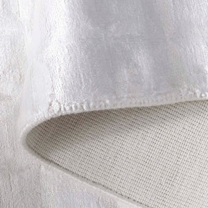 Safavieh Mirage Hand-Knotted Ivory Area Rug — Luxurious Viscose-Cotton Blend, Low-Profile Modern Centerpiece 9'-0" x 12'-0" MIR646A-9