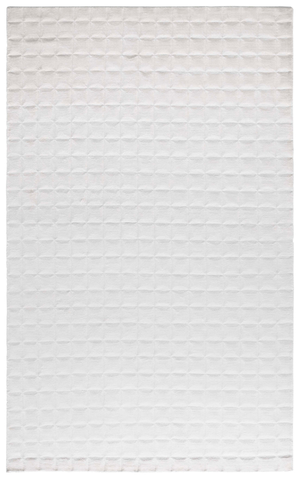 Safavieh Mirage Hand-Knotted Ivory Area Rug — Silky Viscose-Cotton Pile, Subtle Texture, Timeless Elegance 6'-0" x 9'-0" MIR646A-6
