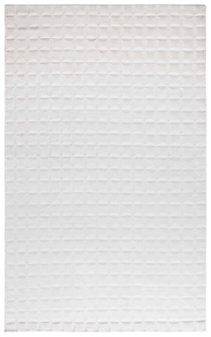 Safavieh Mirage Hand-Knotted Ivory Area Rug — Silky Viscose-Cotton Pile, Subtle Texture, Timeless Elegance 6'-0" x 9'-0" MIR646A-6