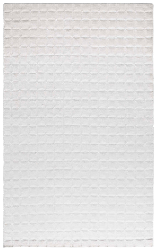 Safavieh Mirage Hand-Knotted Ivory Area Rug — Silky Viscose-Cotton Pile, Subtle Texture, Timeless Elegance 6'-0" x 9'-0" MIR646A-6