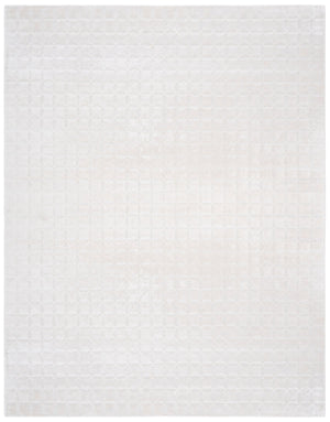 Safavieh Mirage Hand-Knotted Ivory Area Rug — Silky Viscose-Cotton Pile, Subtle Texture, Timeless Elegance 6'-0" x 9'-0" MIR646A-6