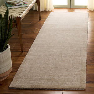 Safavieh Mirage 685A Ivory Hand-Loomed Wool-Cotton Rug 6X9, 3/8" Low Pile — Subtle Tone-On-Tone Texture For Living Rooms MIR685A-6