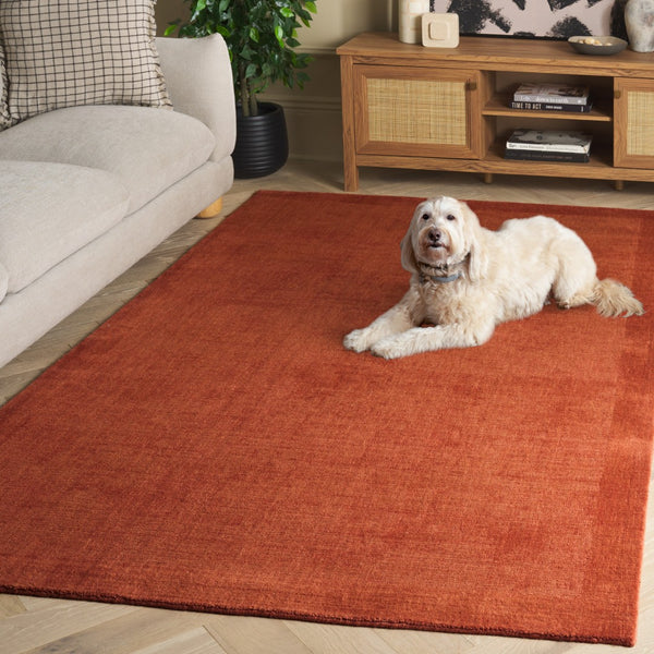 Safavieh Mirage Elegant Hand-loomed Area Rug In Neutral Tones – 9x12 Ft Luxurious Comfort For Your Home Rust 80% Wool & 20% Cotton Mir685p-9