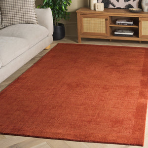 Safavieh Mirage Elegant Hand-loomed Area Rug In Neutral Tones – 9x12 Ft Luxurious Comfort For Your Home Rust 80% Wool & 20% Cotton Mir685p-9