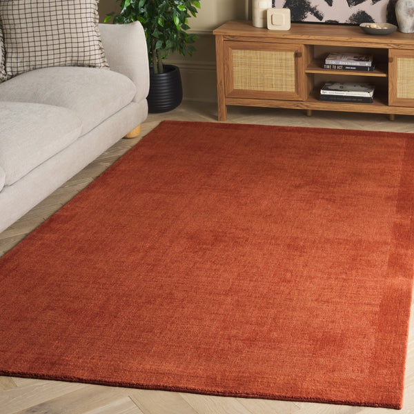 Safavieh Mirage Elegant Hand-loomed Area Rug In Neutral Tones – 9x12 Ft Luxurious Comfort For Your Home Rust 80% Wool & 20% Cotton Mir685p-9