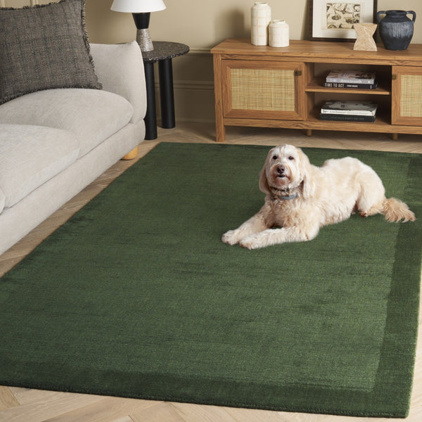 Safavieh Mirage Elegant Hand-loomed Area Rug In Neutral Tones – 9x12 Ft Luxurious Comfort For Your Home Green 80% Wool & 20% Cotton Mir685y-9