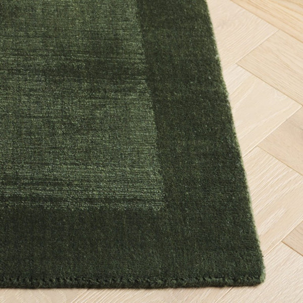 Safavieh Mirage Hand Loomed Wool Brushstroke Area Rug Artisan Green for Living Room MIR685Y-5