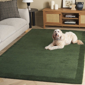 Safavieh Mirage Hand-Loomed Wool Cotton Area Rug Earthy Green Artisan Weave for Living Rooms MIR685Y-6