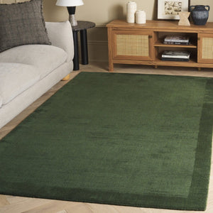 Safavieh Mirage Hand-Loomed Wool Cotton Area Rug Earthy Green Artisan Weave for Living Rooms MIR685Y-6