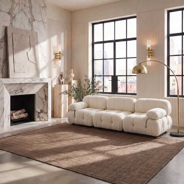 Safavieh Mirage Hand Loomed Wool Cotton Area Rug Artisan Crafted Neutral Taupe Living Room MIR686E-9