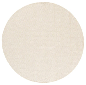 Safavieh Mirage Hand Tufted Round Ivory Rug Soft Blended Pile for Living Room or Bedroom MIR748A-6R
