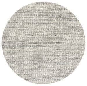 Safavieh Mirage Hand Tufted Round Area Rug Soft Grey Ivory Low Pile for Living Room MIR748F-6R