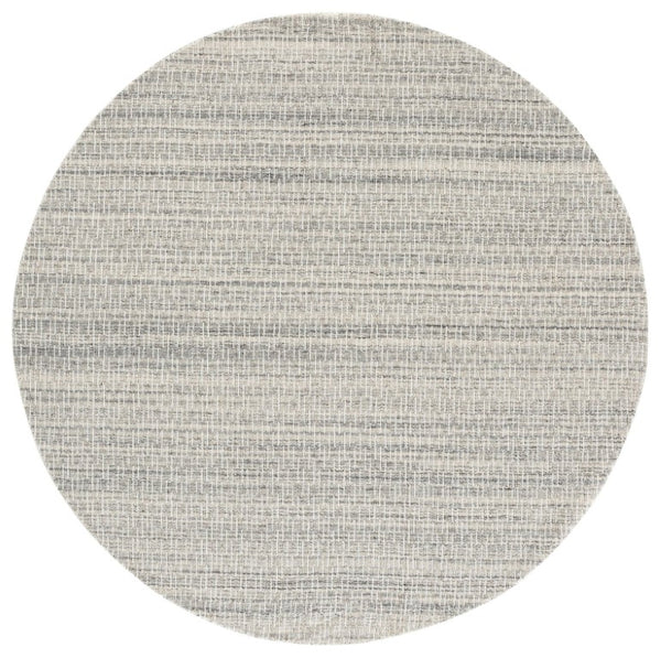 Safavieh Mirage Hand Tufted Round Area Rug Soft Grey Ivory Low Pile for Living Room MIR748F-6R