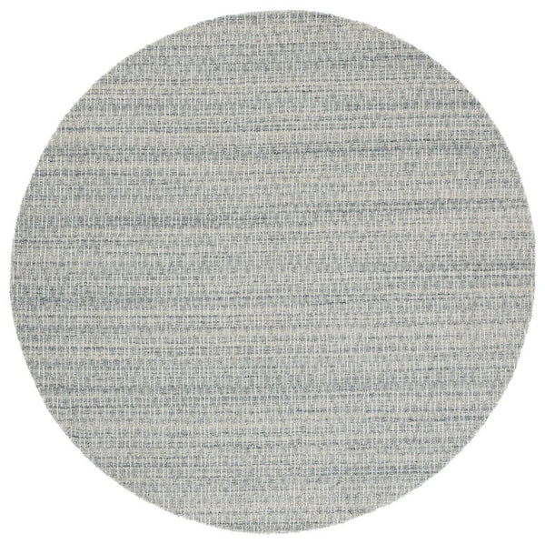 Safavieh Mirage Hand Tufted Round Area Rug Silver Ivory Soft Pile Living Room Accent MIR748G-6R