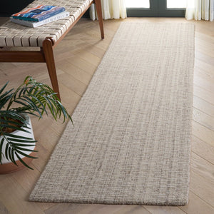 Safavieh Mirage Hand Tufted Neutral Runner Rug Soft Low Pile for Entryways and Hallways MIR748T-28