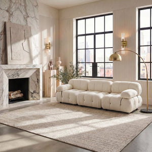 Safavieh Mirage Hand Tufted Neutral Area Rug Low Pile Living Room Bedroom Floor Accent MIR748T-9