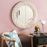 Safavieh Humphrey Mirror White Mix Shell MIR7505A