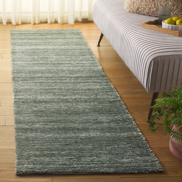 Safavieh Mirage Hand-tufted Runner Rug: Luxurious Eco-friendly Design With Plush Comfort For Any Space Green Pet Yarn Pile Mir757y-28