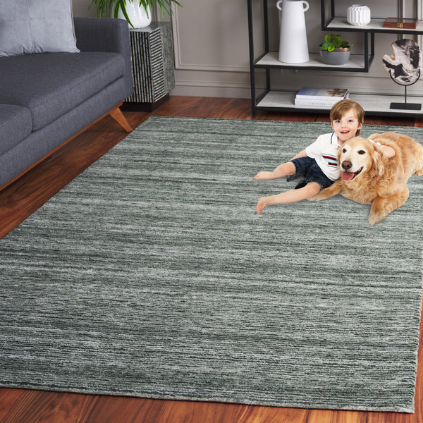 Safavieh Mirage Hand-tufted Runner Rug: Luxurious Eco-friendly Design With Plush Comfort For Any Space Green Pet Yarn Pile Mir757y-5