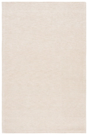 Safavieh Mirage Hand Tufted Wool Blend Area Rug Ivory Linear Pattern for Modern Living Spaces MIR758A-5