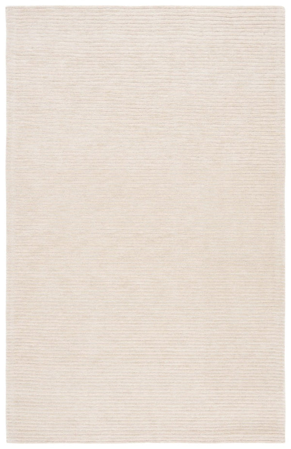 Safavieh Mirage Hand Tufted Wool Blend Area Rug Ivory Linear Pattern for Modern Living Spaces MIR758A-5
