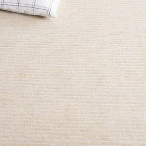 Safavieh Mirage Hand Tufted Wool Blend Area Rug Ivory Linear Pattern for Modern Living Spaces MIR758A-5