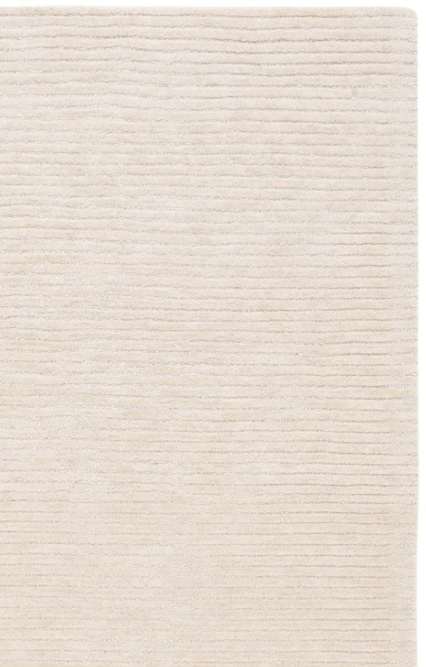 Safavieh Mirage Hand Tufted Wool Blend Area Rug Ivory Linear Pattern for Modern Living Spaces MIR758A-5