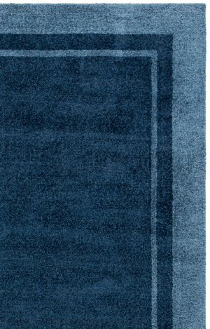 Safavieh Mirage Hand Tufted Viscose Cotton Area Rug Solid Blue Silken Sheen Living Room MIR759M-6