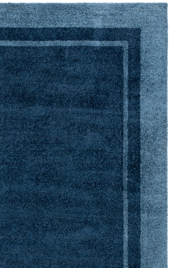 Safavieh Mirage Hand Tufted Viscose Cotton Area Rug Solid Blue Silken Sheen Living Room MIR759M-6