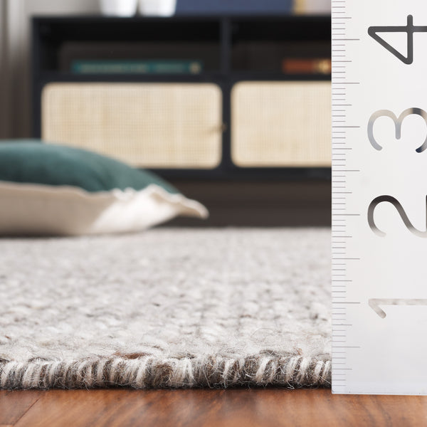 Safavieh Mirage Handwoven Wool Area Rug – Modern Elegance With Timeless Black Accents For Your Home Decor Taupe ,Brown Wool Pile Mir775e-8