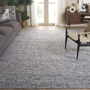 Safavieh Mirage Handwoven Wool Area Rug – Modern Elegance With Timeless Black Accents For Your Home Decor Grey ,Black Wool Pile Mir775f-6sq