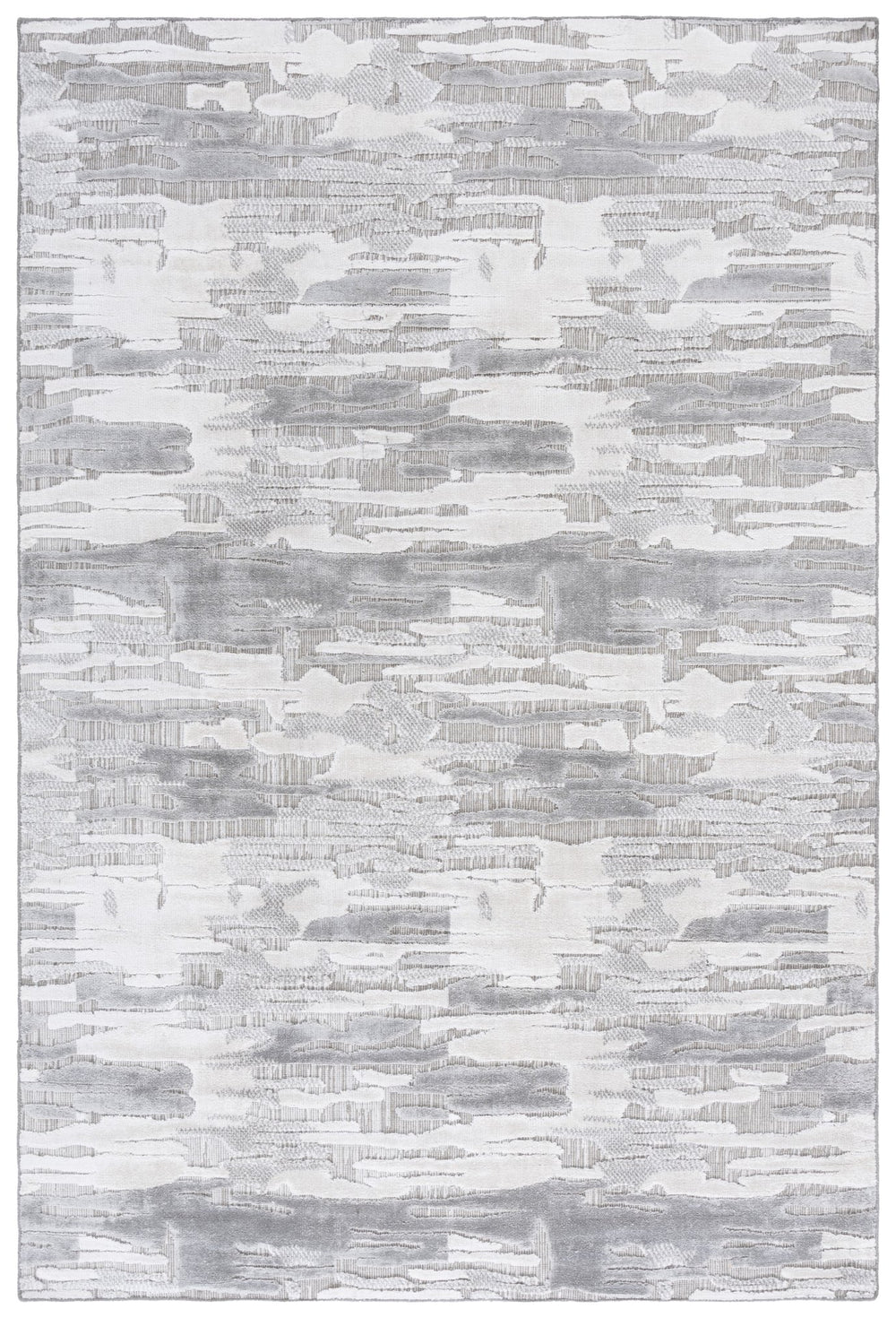 Safavieh Mirage Hand-loomed Area Rug - Chic Grey & Silver Elegance For Modern Home Décor And Comfort Grey ,Silver 50% Wool,40% Viscose,10% Cotton Mir857f-8
