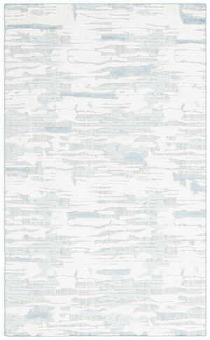 Safavieh Mirage Hand-loomed Area Rug - Chic Grey & Silver Elegance For Modern Home Décor And Comfort Light Blue ,Ivory 50% Wool,40% Viscose,10% Cotton Mir857l-9