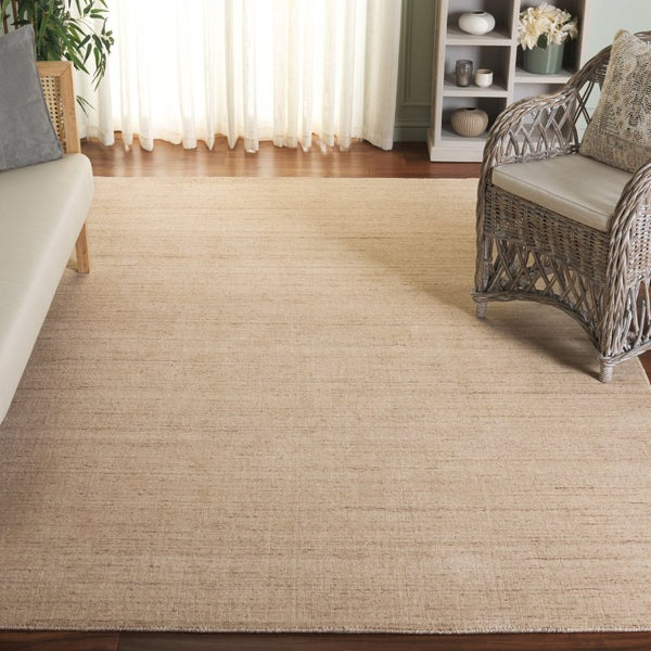 Safavieh Mirage Hand-Woven Wool Cotton Area Rug Low Pile Natural Tone Living Room Accent Beige MIR876B-6