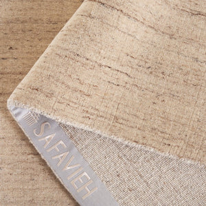 Safavieh Mirage Hand-Woven Wool Cotton Area Rug Low Pile Natural Tone Living Room Accent Beige MIR876B-6