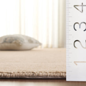 Safavieh Mirage Hand-Woven Wool Cotton Area Rug Low Pile Natural Tone Living Room Accent Beige MIR876B-6