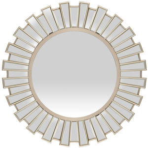 Safavieh Balin Sunburst Mirror Silver/Champagne MIR9022A