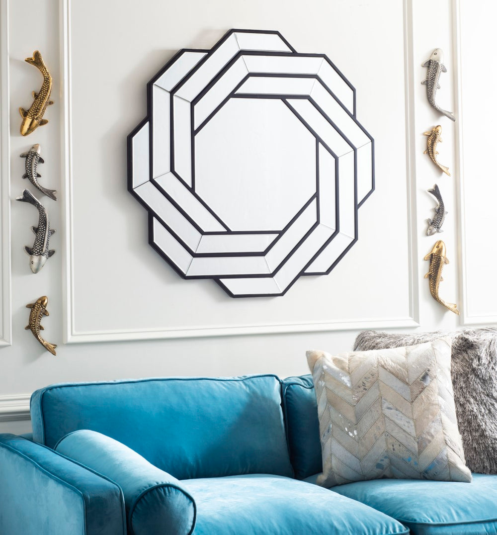 Safavieh Lankton Mirror Silver / Black MIR9024A