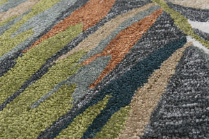 Rizzy Miramar MIR972 Hand Tufted Modern Recycled Polyester Rug Charcoal 8'9" x 11'9"