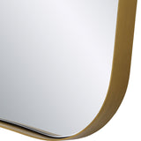 Uttermost Belvoir Brass Mirror 09787 STAINLESS STEEL,MDF,GLASS