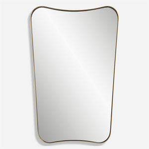 Uttermost Belvoir Brass Mirror 09787 STAINLESS STEEL,MDF,GLASS