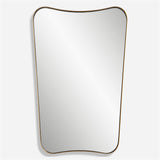 Uttermost Belvoir Brass Mirror 09787 STAINLESS STEEL,MDF,GLASS