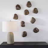 Uttermost Pebbles Walnut Wood Wall Décor, S/9 04323 TAMARIND WOOD