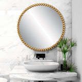 Uttermost Byzantine Round Gold Mirror 09793 MIRROR, IRON, MDF