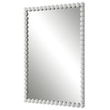 Uttermost Serna White Vanity Mirror 09790 MIRROR, IRON, MDF