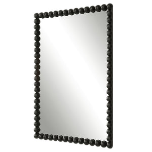 Uttermost Serna Black Vanity Mirror 09789 MIRROR, IRON, MDF