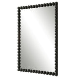 Uttermost Serna Black Vanity Mirror 09789 MIRROR, IRON, MDF